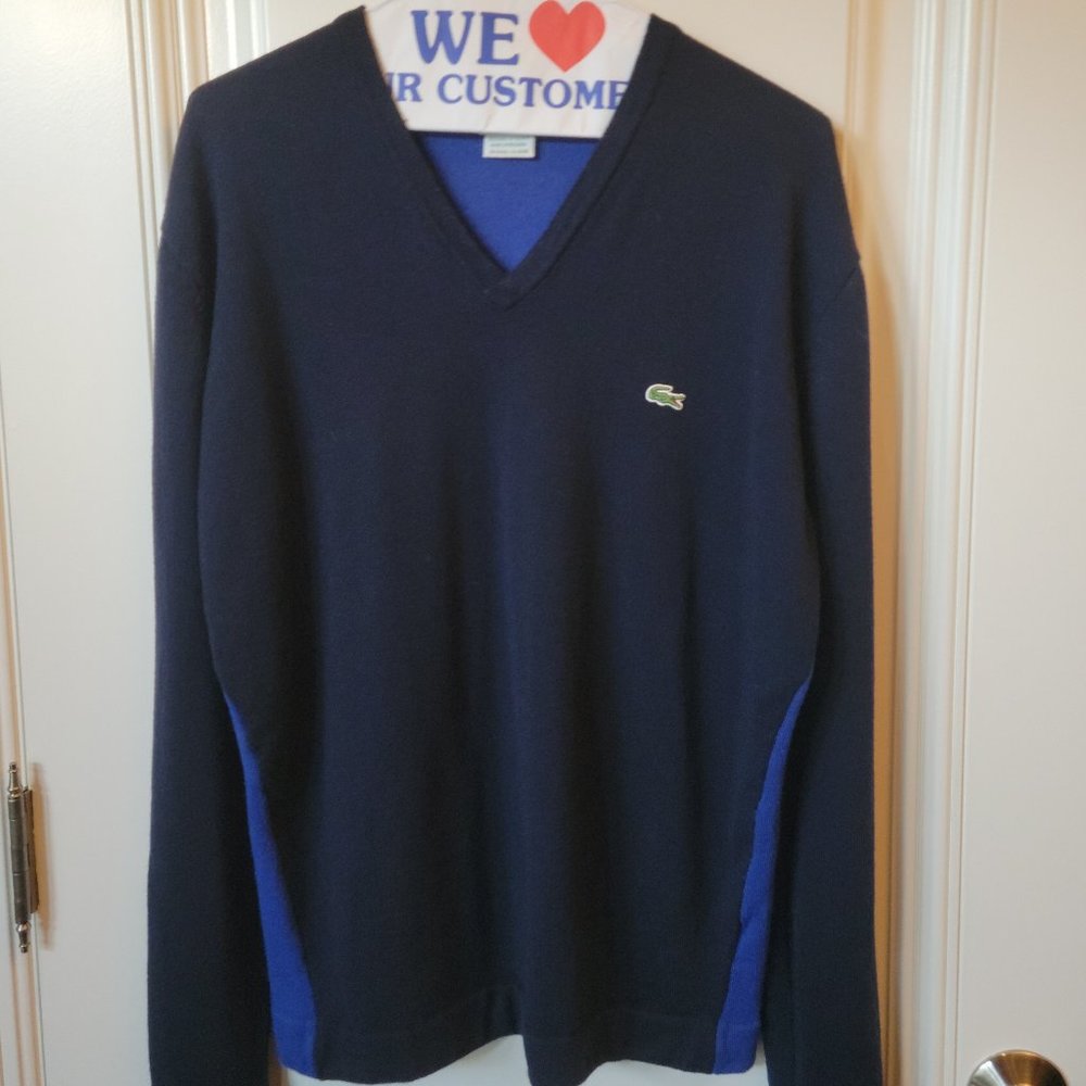 Lacoste Wool VNeck Sweater